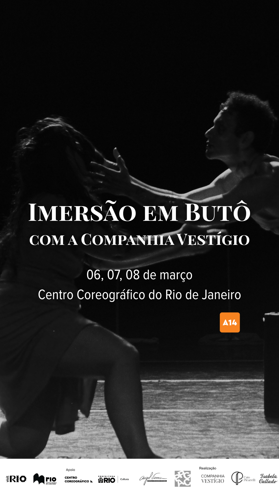Imersão em Butô com a Companhia Vestígio